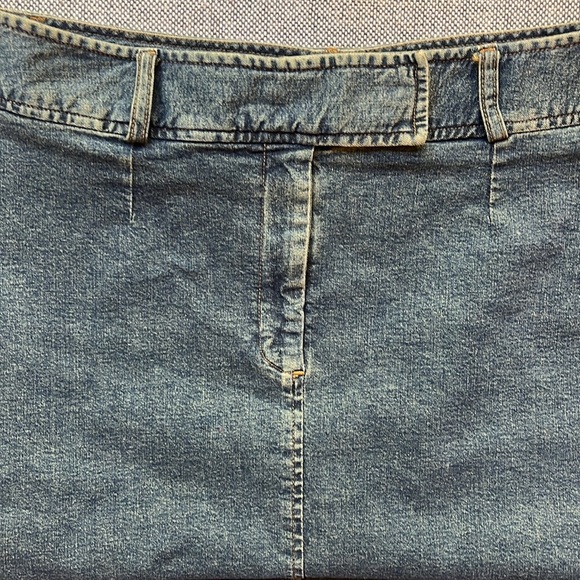 Y2K Vintage Denim Mid Rise Maxi Skirt, with belt detailing, Circa 2006 - Picture 17 of 17
